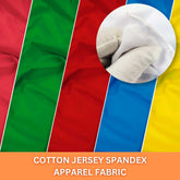 Cotton Jersey Spandex Apparel Fabric
