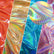 Crocodile Holographic Embossed PVC Vinyl Fabric / Sold By The Yard