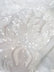 Luxury Damask Sequins Mesh Fabric - White
