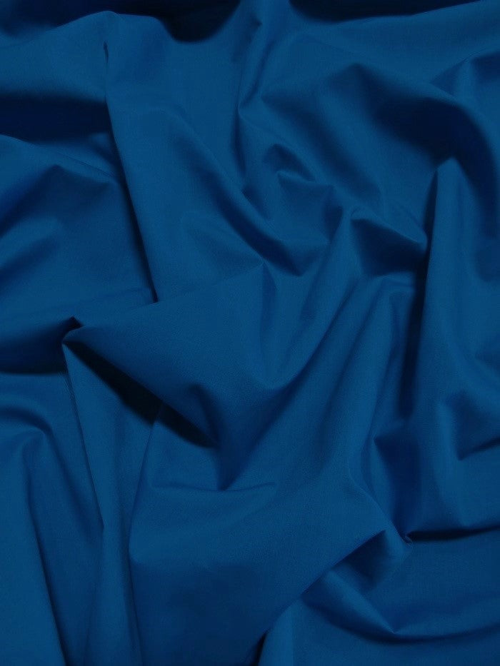 Poly Cotton Solid Fabric 58"/60" Width / Dark Royal Blue / Sold By The Yard