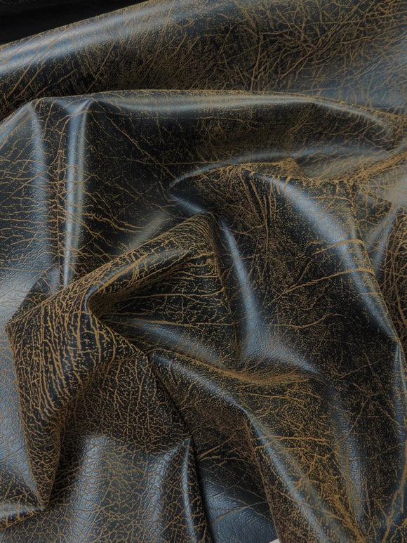 Espresso Distressed Velvet Flocking Vinyl / 30 Yard Roll