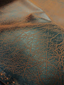 Copper Distressed Velvet Flocking Vinyl / 30 Yard Roll-4