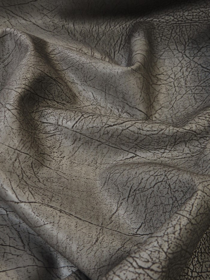 Timber Gray Distressed Velvet Flocking Vinyl / Sold by the Yard (Second Quality Goods)