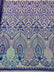 Geometric Diamond Sequin  Stretch Mesh Fabric / Sold by the Yard