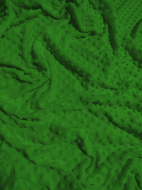 Mint Green Minky Dimple Dot Baby Soft Fabric / Sold By The Yard