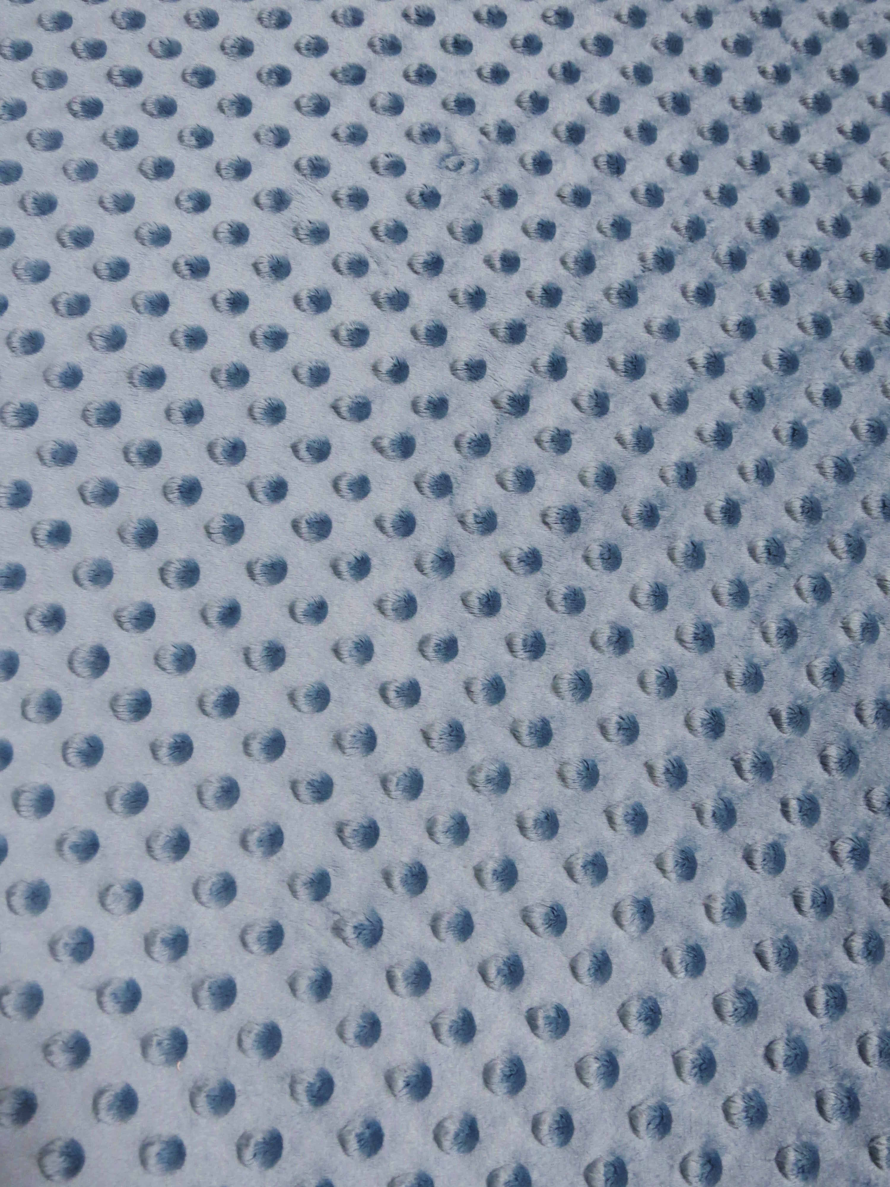 Asparagus Minky Dimple Dot Baby Soft Fabric / Sold By The Yard