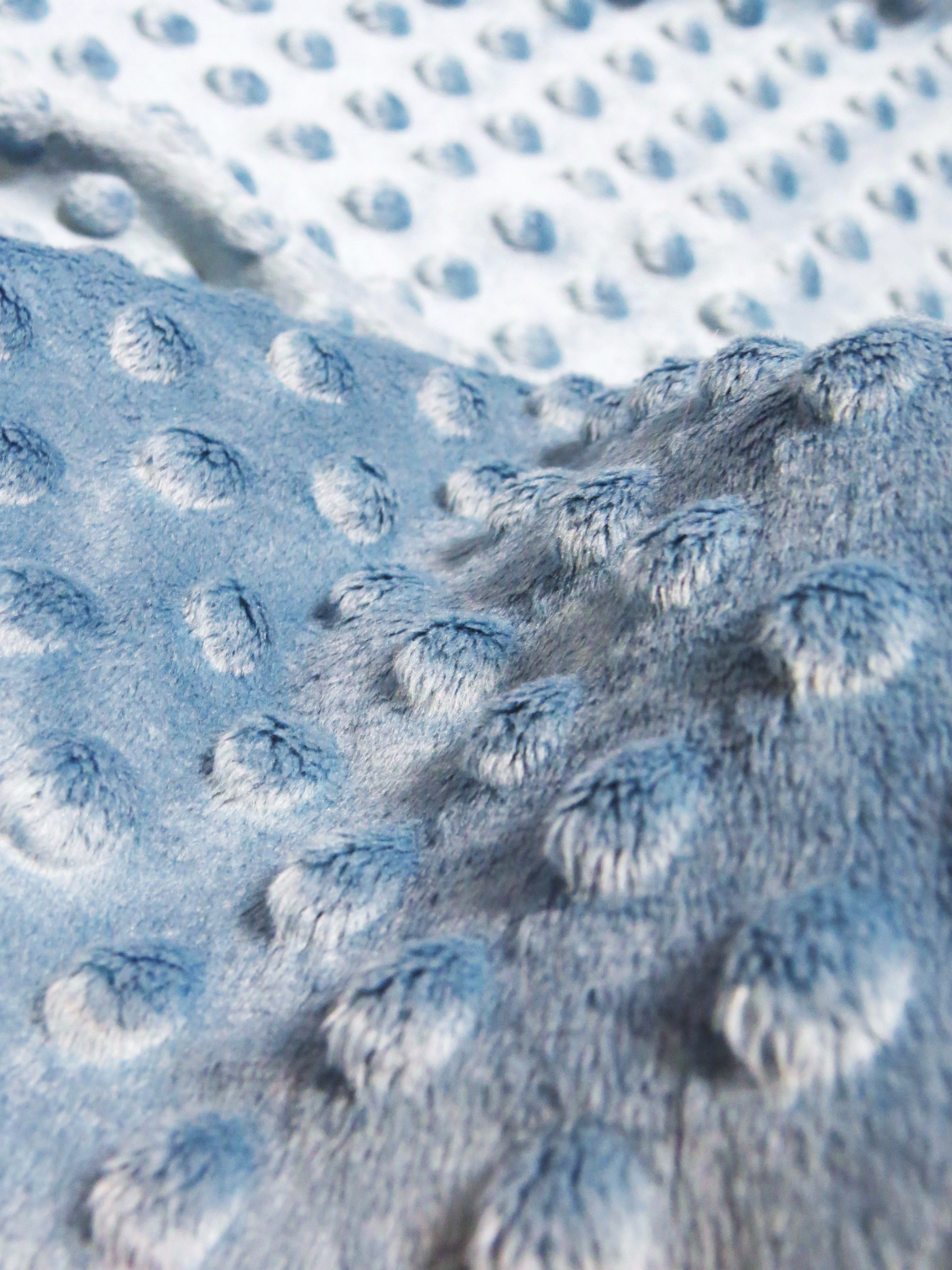 Asparagus Minky Dimple Dot Baby Soft Fabric / Sold By The Yard