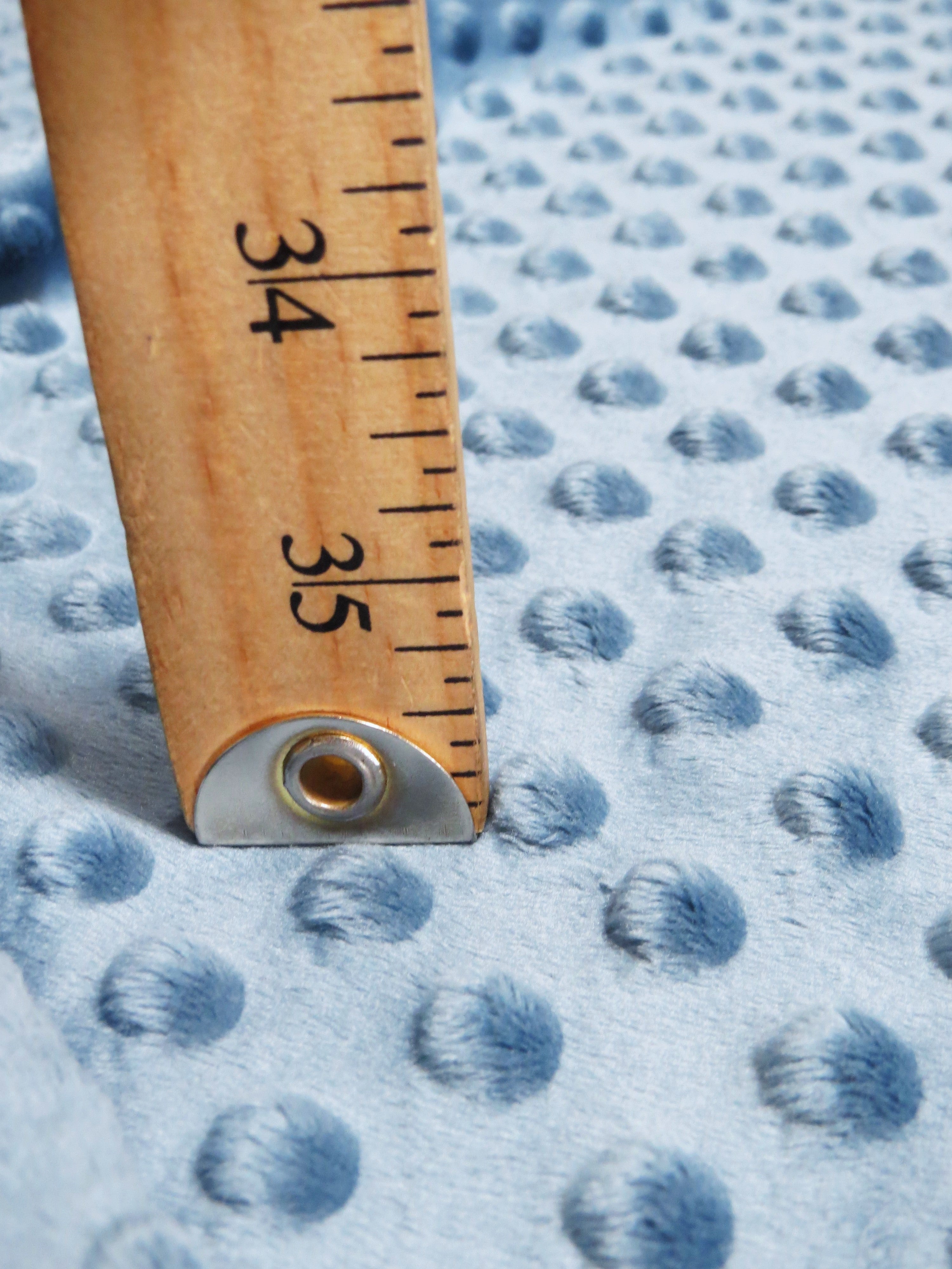 Asparagus Minky Dimple Dot Baby Soft Fabric / Sold By The Yard