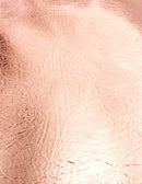 Champagne Distressed/Crushed Chrome Metallic Mirror Vinyl Fabric / By The Roll - 30 Yards-3