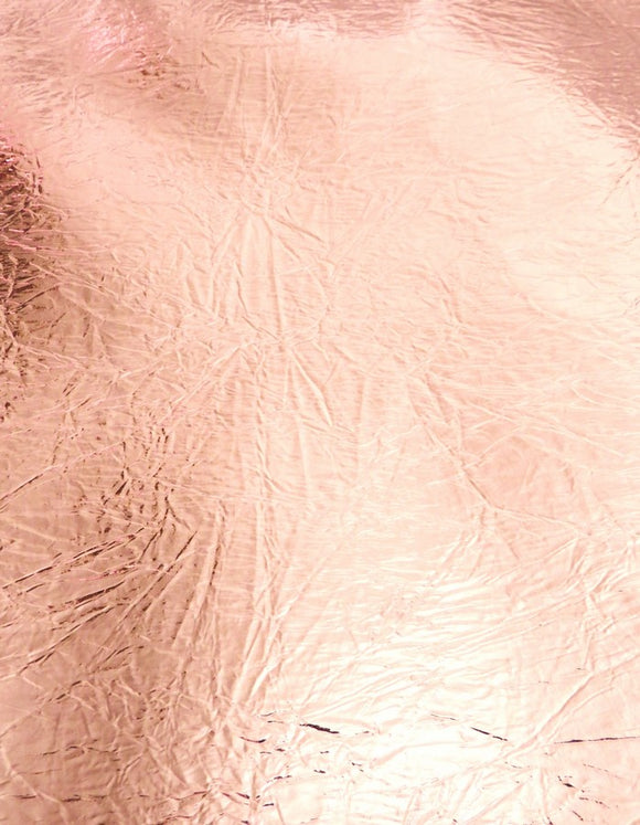 Wholesale Champagne Distressed Crushed Chrome Metallic Mirror Vinyl