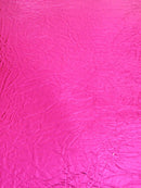 Fuchsia Distressed/Crushed Chrome Metallic Mirror Vinyl Fabric / By The Roll - 30 Yards-3