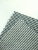 Navy with Natural Small Stripe 100% Cotton Denim