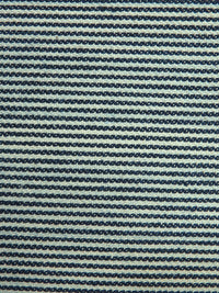 Navy with Natural Small Stripe 9.5oz 100% Cotton Denim
