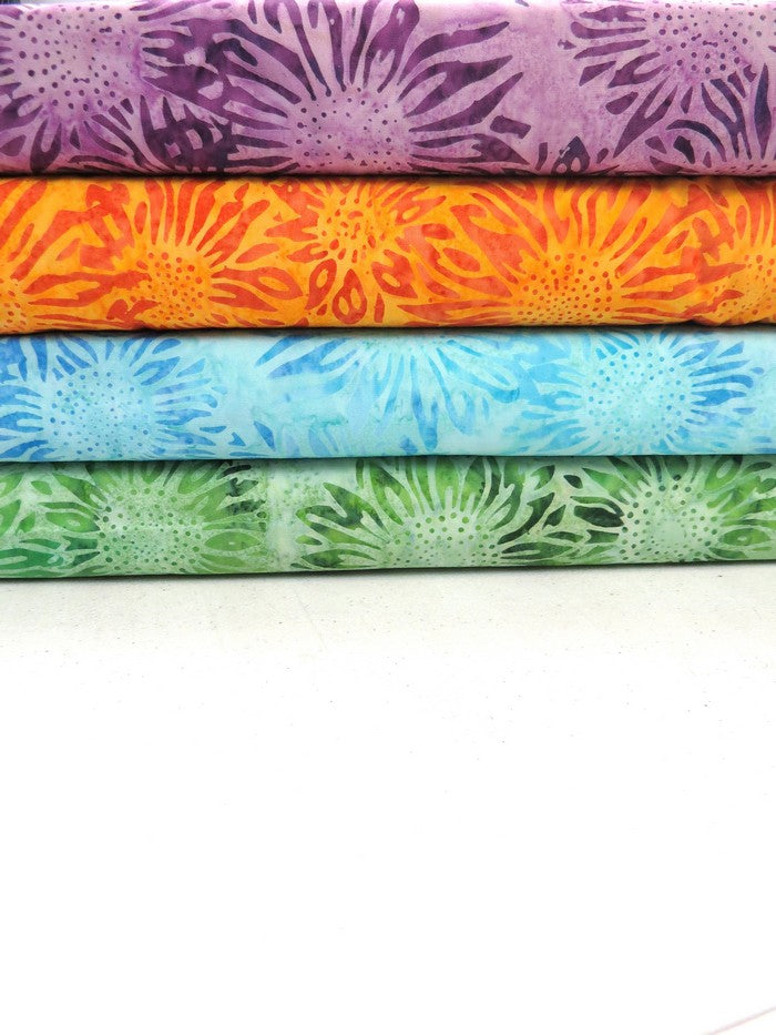 Hand Dyed 100% Cotton Quilt Batik