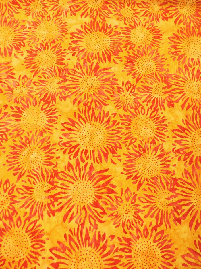 Hand Dyed 100% Cotton Quilt Batik