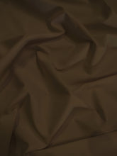 Solid Reversible Formal Poly Cotton Twill Fabric / Dark Brown / Sold By The Yard
