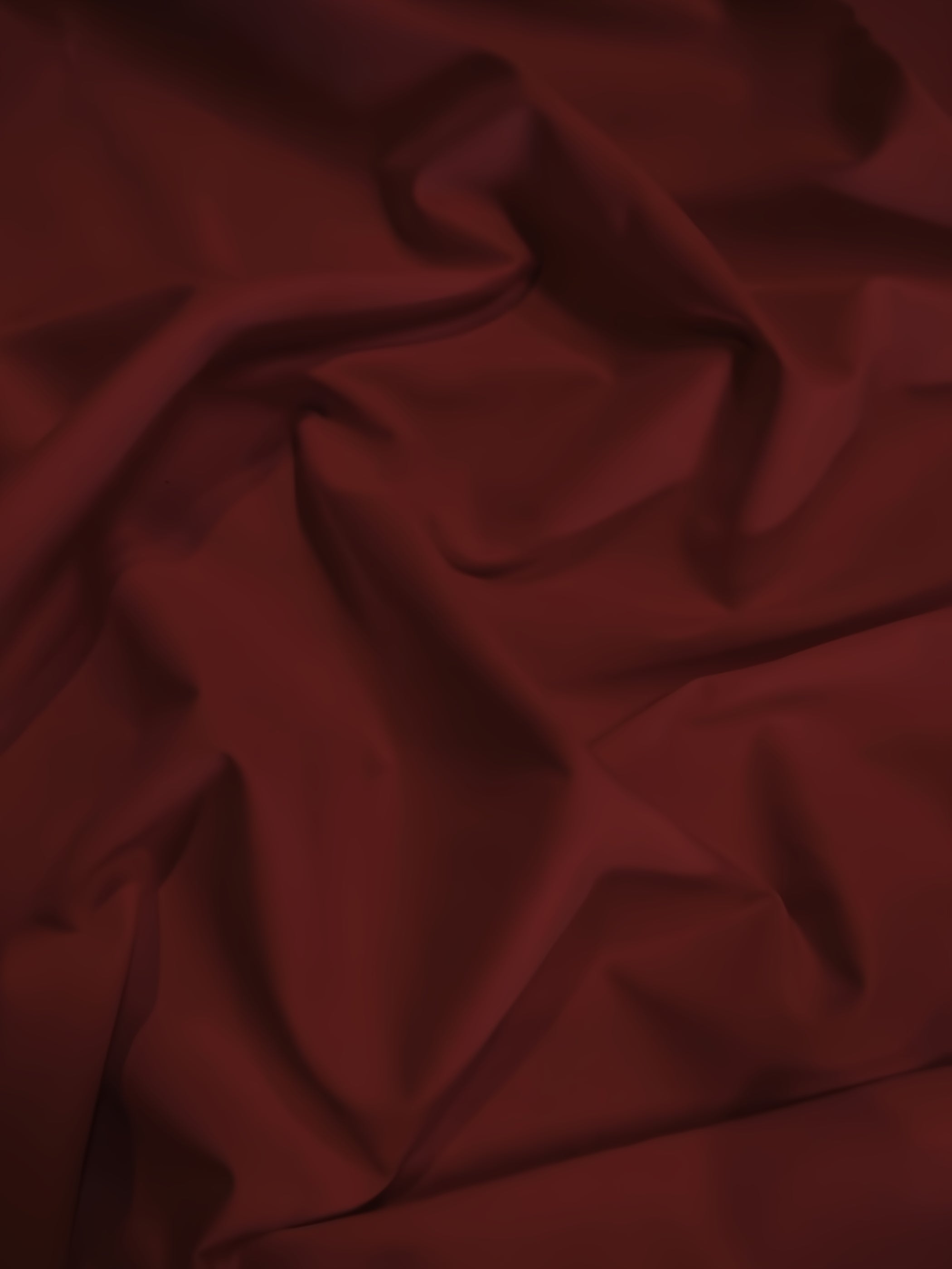 Solid Reversible Formal Poly Cotton Twill Fabric / Burgundy / Sold By The Yard