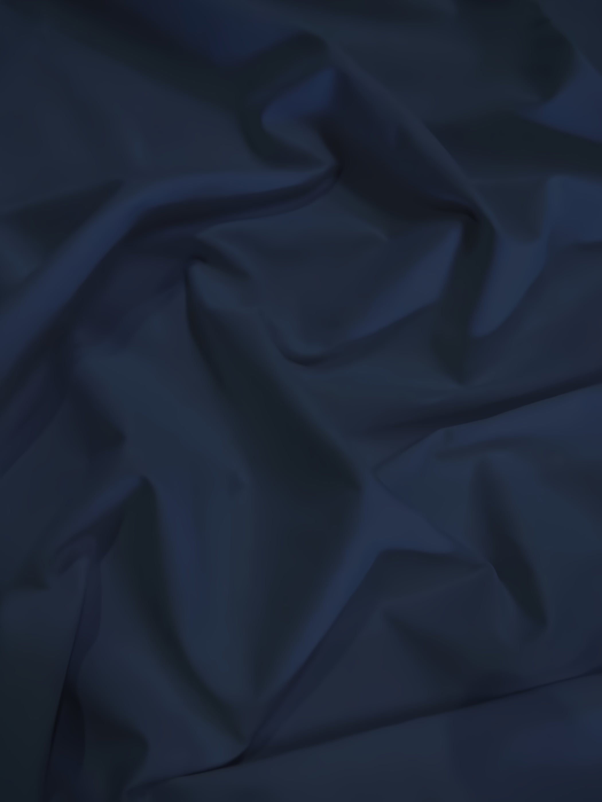 Solid Reversible Formal Poly Cotton Twill Fabric / Navy Blue / Sold By The Yard