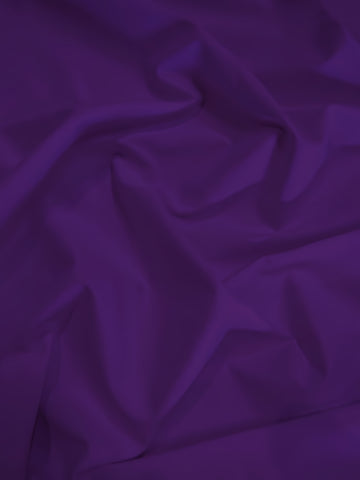 Solid Reversible Formal Poly Cotton Twill Fabric / Purple / Sold By The Yard