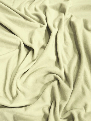 Solid Fleece Fabric / Ivory (Second Quality Goods)