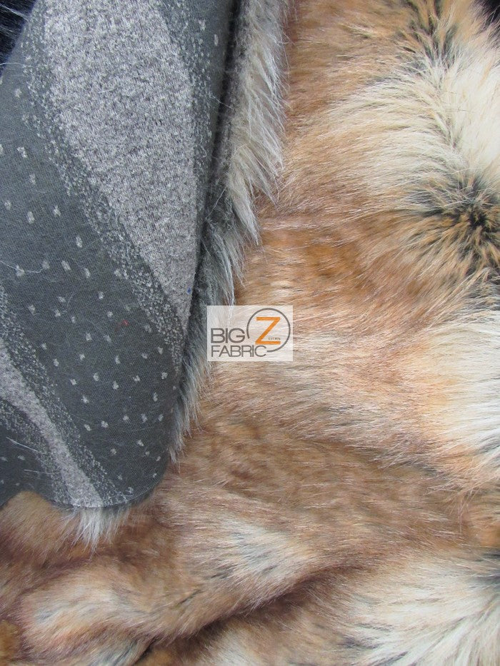 Canadian Fox Animal Long Pile Coat Costumes Fabric / Sold By The Yard