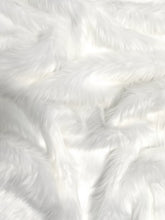 Solid Shaggy Long Pile Faux Fur Fabric / Sold by The Yard