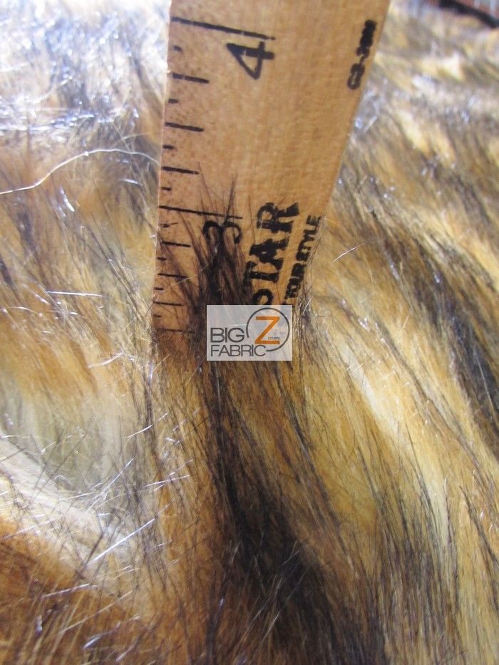 Wolf Animal Coat Costume Fabric / Sold By The Yard (Second Quality Goods)