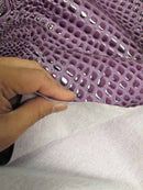 Florida Gator 3D Embossed Vinyl Fabric / Fiji Turquoise / By The Roll - 30 Yards-8