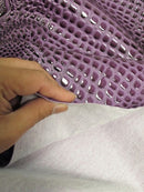 Florida Gator 3D Embossed Vinyl Fabric / Mercury Silver / By The Roll - 30 Yards-8