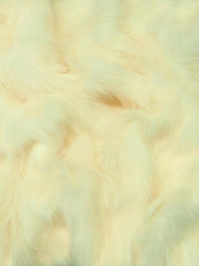 Buy ivory Lions Mane (Flokati) Long Pile Faux Fur