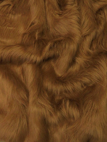 Buy cafe Lions Mane (Flokati) Long Pile Faux Fur