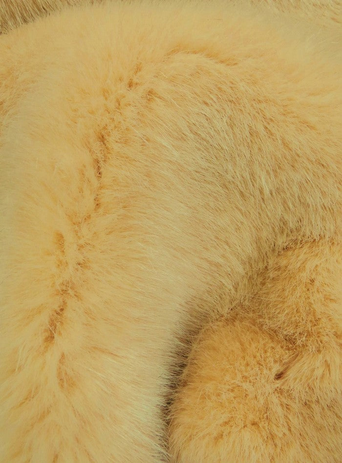 Buy blonde Stretch Faux Fur Fabric