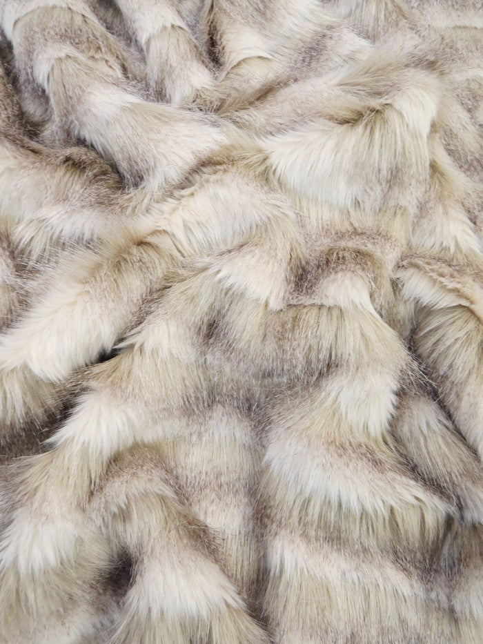 Animal Faux Fur – 2 Tone Peacock