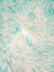 Candy Shag Faux Fur Fabric / Aqua / Sold By The Yard (Second Quality Goods)
