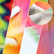 Wave Rainbow Long Pile Faux Fur Fabric / Sold By The Yard
