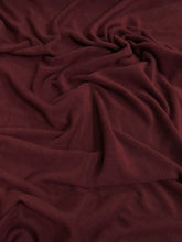 Fleece Fabric Solid / Burgundy