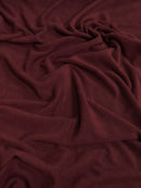 Fleece Fabric Solid / Burgundy / 30 Yard Roll-1