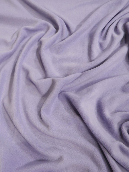 Fleece Fabric Solid Lavender by the Yard | Big Z Fabric
