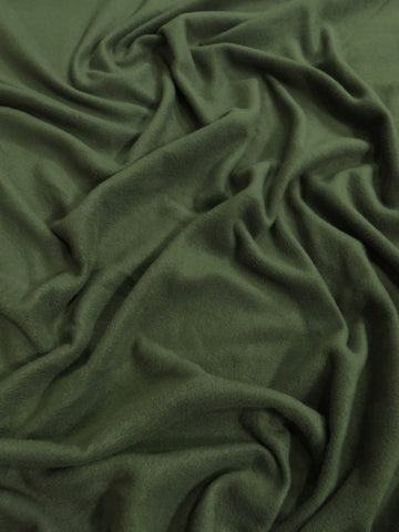 Fleece Fabric Solid / Olive