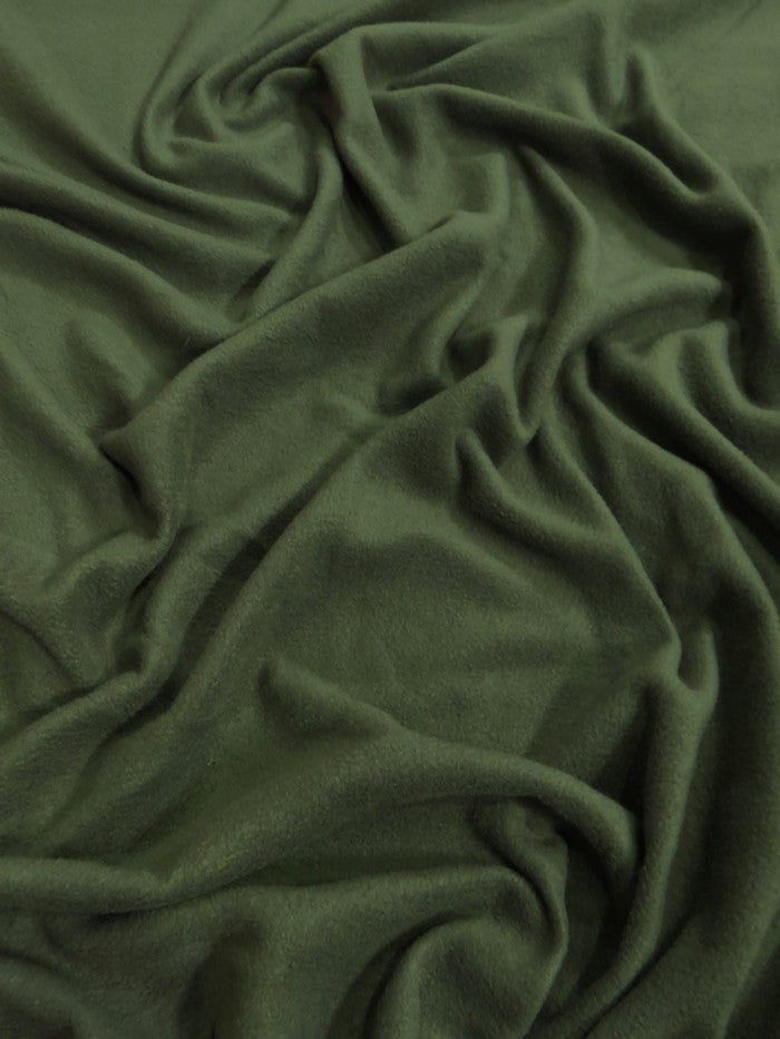 Fleece Fabric Solid / Olive / 65 Yard Roll