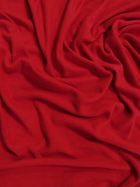Fleece Fabric Solid / Red