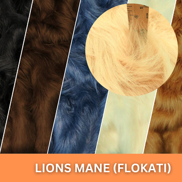 Lions Mane (Flokati) Long Pile Faux Fur