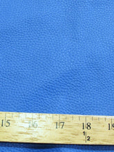 Vinyl Faux Fake Leather Pleather Grain Champion PVC Fabric / Royal Blue / By The Roll - 50 Yards