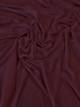 GLITTER STRETCH VELVET 360 GRAMS SPANDEX FABRIC / Burgundy / Sold by the Yard