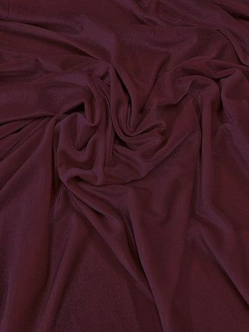GLITTER STRETCH VELVET 360 GRAMS SPANDEX FABRIC / Burgundy / Sold by the Yard