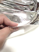 Silver Chrome Mirror Reflective Vinyl Fabric / By The Roll - 30 Yards-5