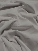 Poly Cotton Solid Fabric / Gray / 100 Yard Bolt-1