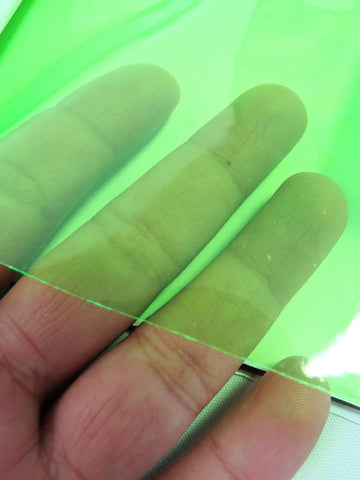Tinted Plastic Vinyl Fabric / Lime (12 Gauge) / By The Roll - 60 Yards - 0