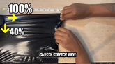 Glossy Stretch Fetish Patent Vinyl Spandex Fabric / Sold By The Yard