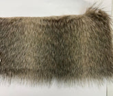 Shadow Stripe Husky Faux Fur